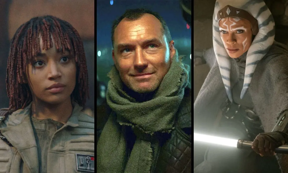 The Acolyte, Skeleton Crew y Ahsoka. / Disney.
