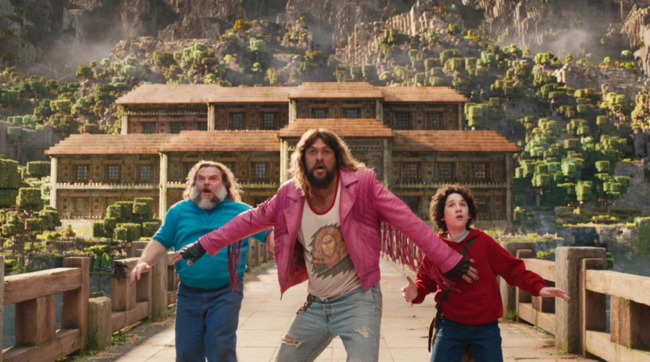 Jack Black, Jason Momoa y Sebastian Hansen en Una pel&iacute;cula de Minecraft (2025) / IMDb