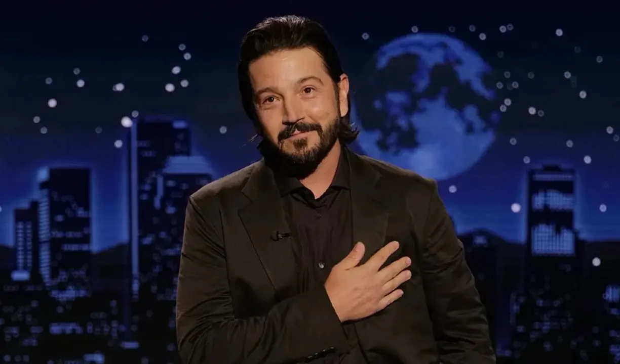 Diego Luna en Jimmy Kimmel Live!. / RR SS