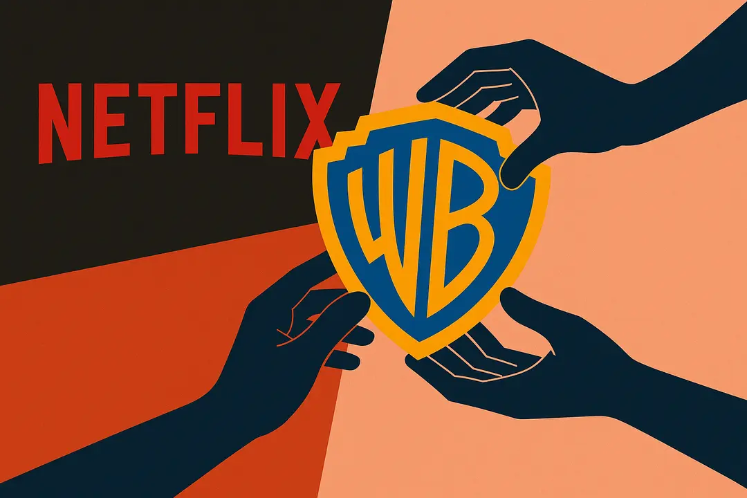 Ilustraci&oacute;n sobre la compra de Warner Bros. / Mundiario