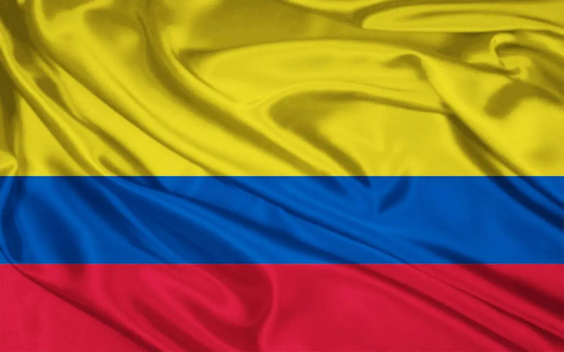Flag of Colombia.