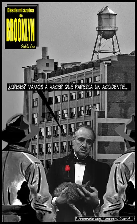 Crisis. Vi&ntilde;eta de Pablo Leis.