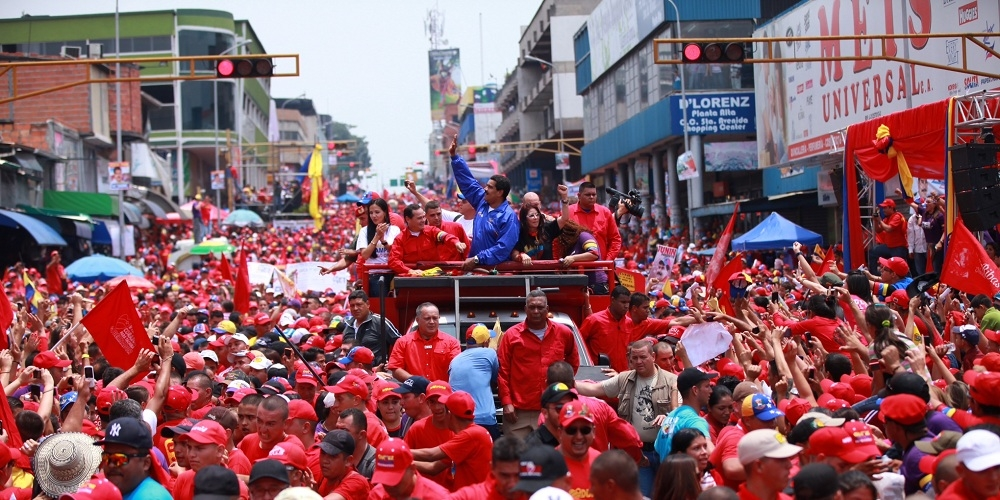 Mitin de Nicol&aacute;s Maduro.