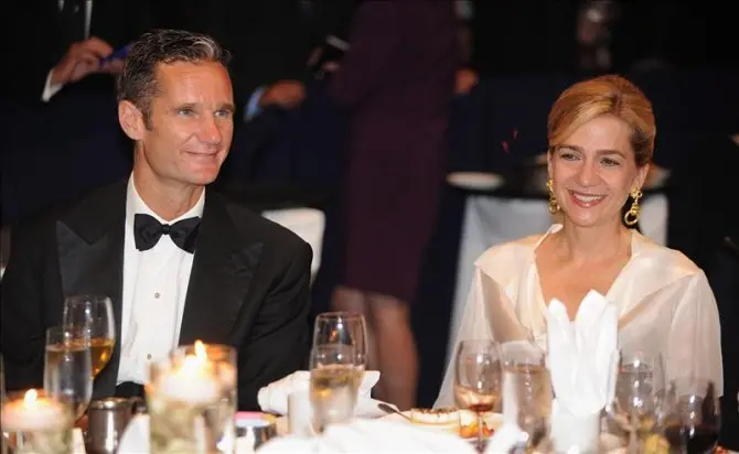 Urdangarin y su mujer, la infanta Cristina.