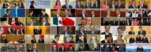 Im&aacute;genes de la estancia del presidente de M&eacute;xico en China y Jap&oacute;n.