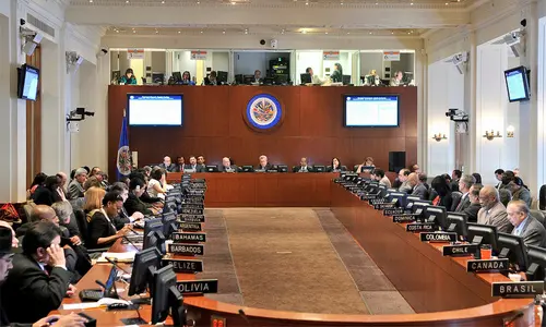 Sesi&oacute;n ordinaria del Consejo Permanente de la OEA.