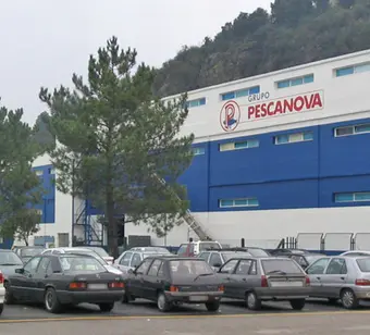 Sede de Pescanova, en la r&iacute;a de Vigo.