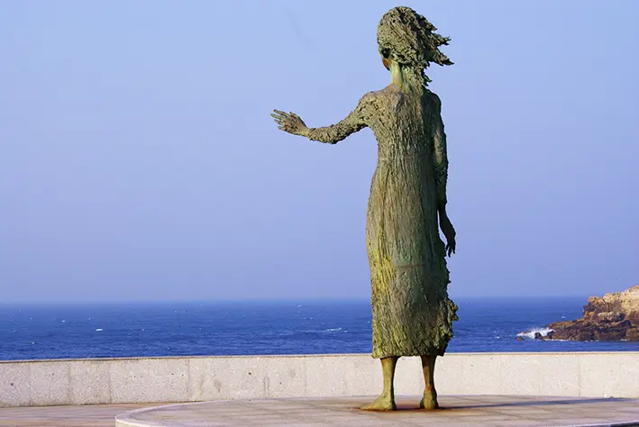 La madre del emigrante, en Gij&oacute;n.