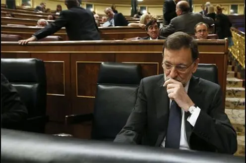 Mariano Rajoy, en el Congreso.