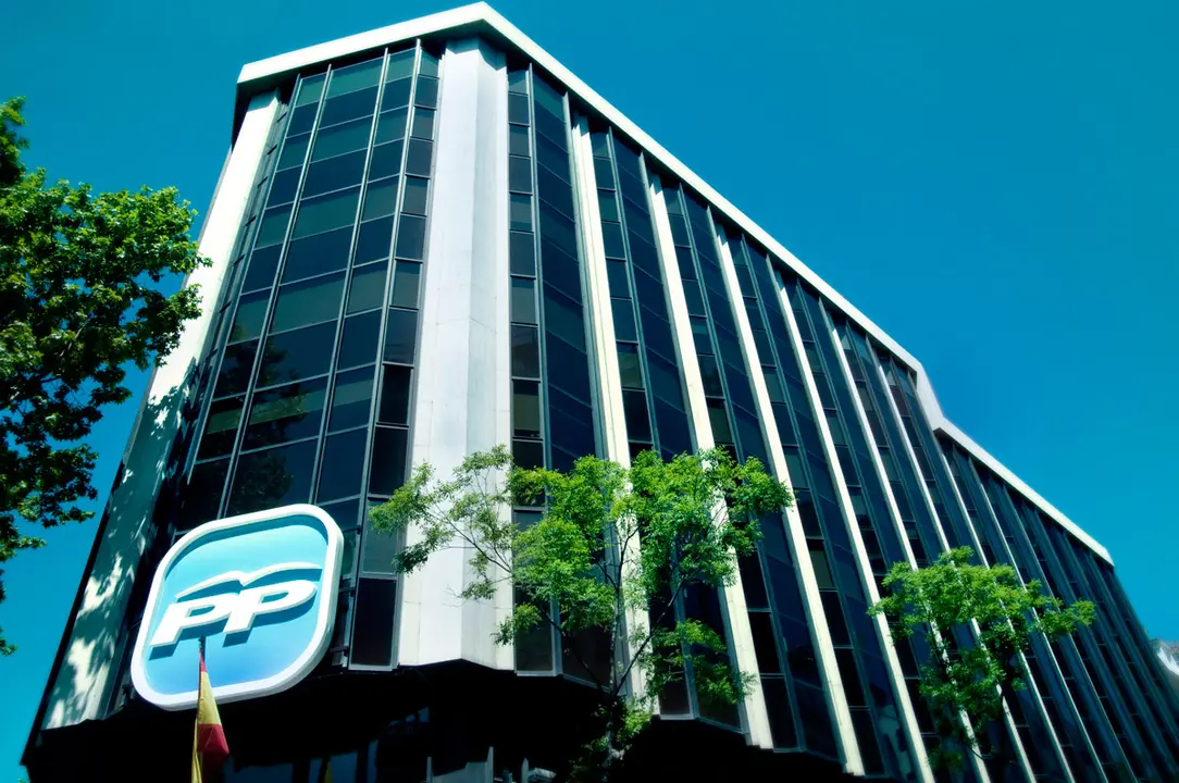 Sede central del PP, donde trabajaba Luis B&aacute;rcenas.