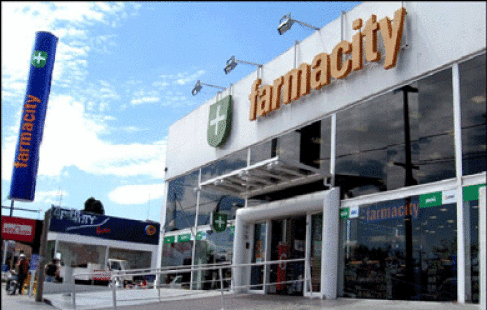 Cadena de Farmacias Farmacity, en Argentina.