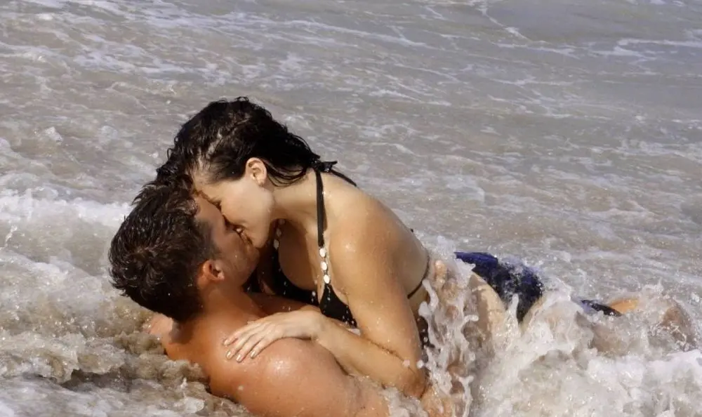 Sexo en la playa.