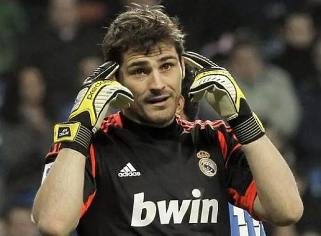 Iker Casillas, portero del Real Madrid y de Espa&ntilde;a.