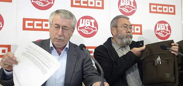 Antiguos l&iacute;deres de CC OO y de UGT. / jornadalaboral.es