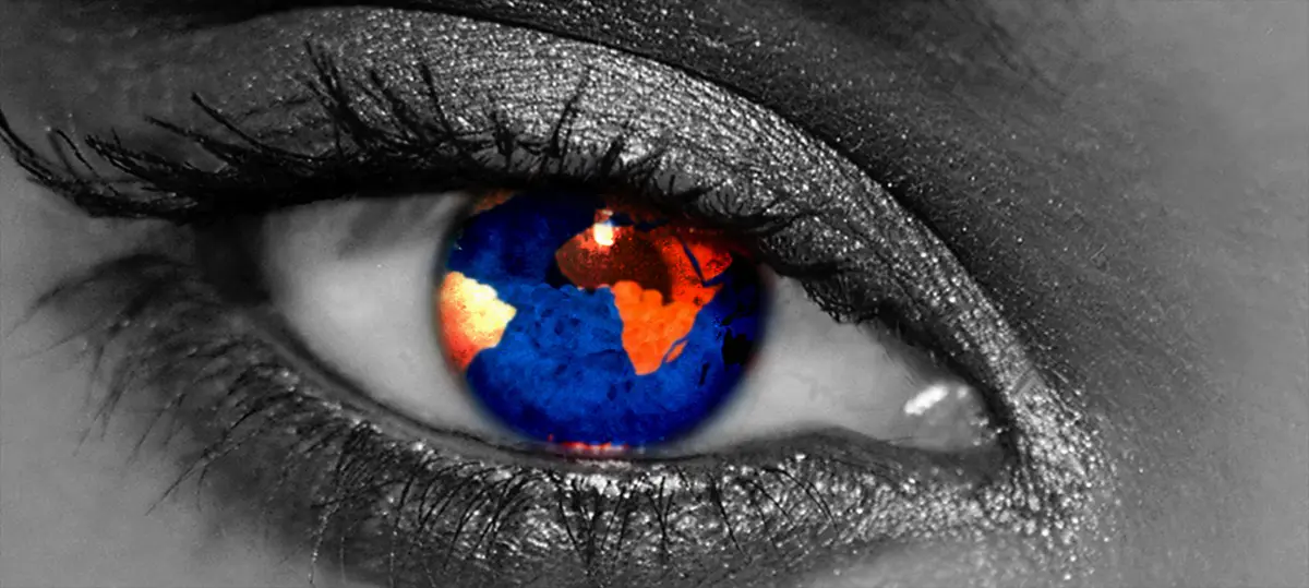 El ojo del mundo.