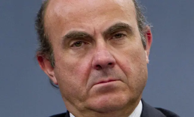 El ministro de Econom&iacute;a, Luis de Guindos.