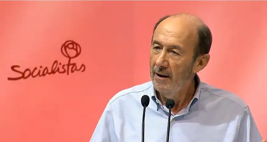 Alfredo P&eacute;rez Rubalcaba, secretario general del PSOE.