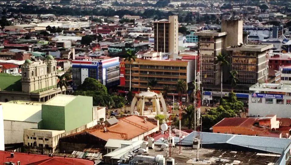 Vistas de San Jos&eacute;, capital de Costa Rica.