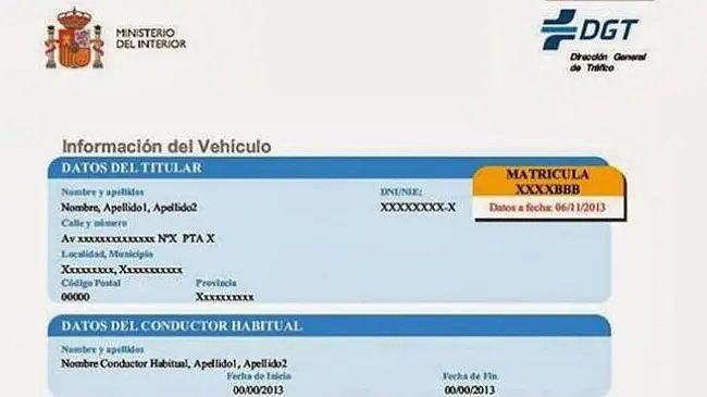 Modelo de carta enviada a los propietarios de veh&iacute;culos de m&aacute;s de diez a&ntilde;os/dgt.es