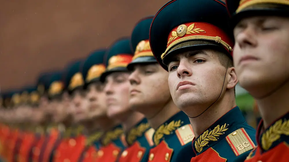 Soldados de Rusia.