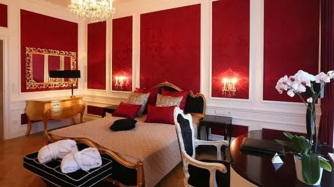 Uno de los salones del palacio de Schonbrunn - Viena