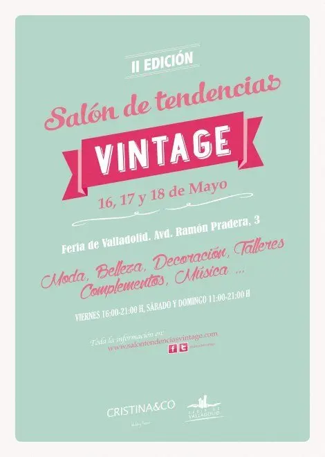 Cartel del II Sal&oacute;n de Tendencias Vintage.
