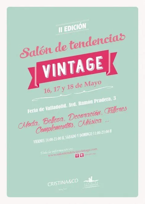 Cartel del II Sal&oacute;n de Tendencias Vintage.