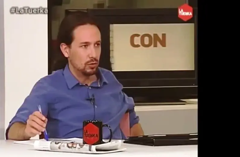 Pablo Iglesias, en su programa La Tuerca.