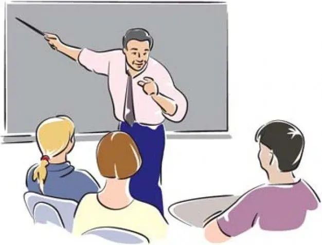 Un profesor. / blog.idioming.com