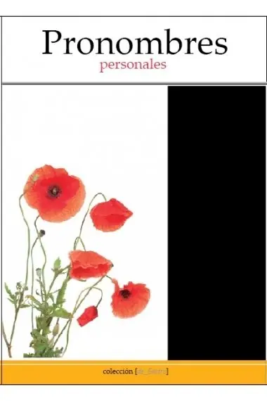 Portad de Pronombres personales, de V&iacute;ctor Manuel Dom&iacute;nguez Calvo, Editorial Palimpsesto 2.0. Colecci&oacute;n de_Sastre. Pr&oacute;logo de  Concha Caballero
