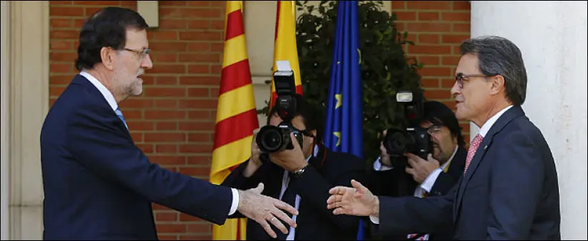 Mariano Rajoy y Artur Mas