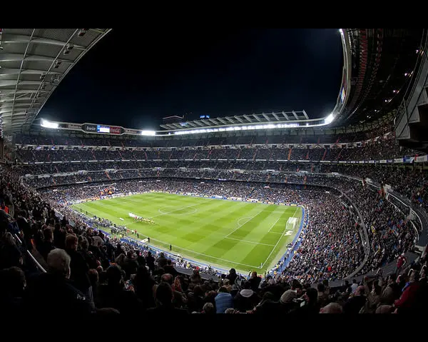 El estadio Santiago Bernab&eacute;u.