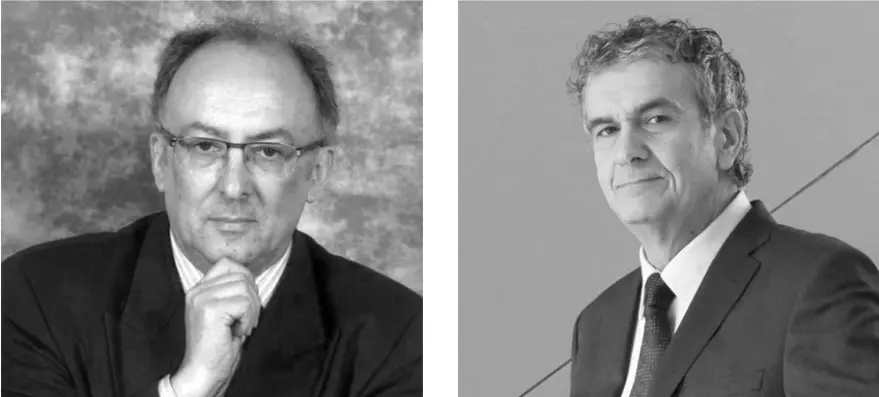 Fernando Gonz&aacute;lez Laxe y Jos&eacute; Luis G&oacute;mez, en la web Marca-Pa&iacute;s. / Xurxo Lobato