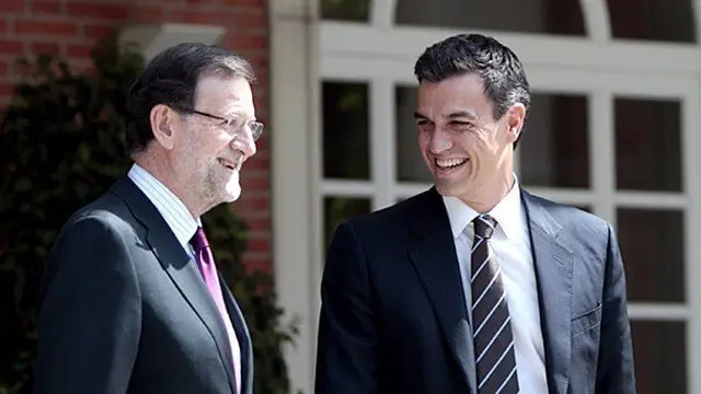 Mariano Rajoy y Pedro S&aacute;nchez.