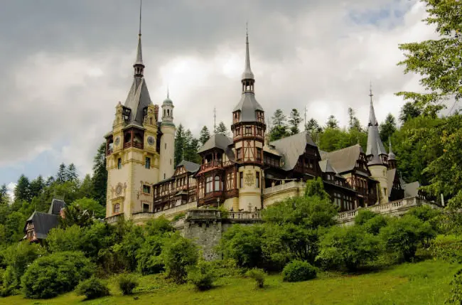 Castillo de Peles en Rumania.