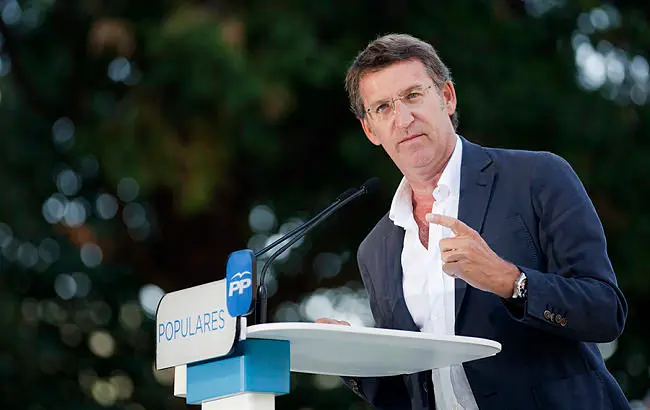 Alberto N&uacute;&ntilde;ez Feij&oacute;o en Soutomaior. / PP