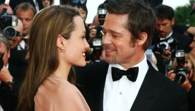Angelina Jolie y Brad Pitt.