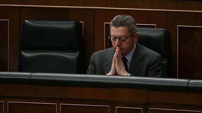 Alberto Ruiz Gallard&oacute;n, ex ministro espa&ntilde;ol de Justicia.