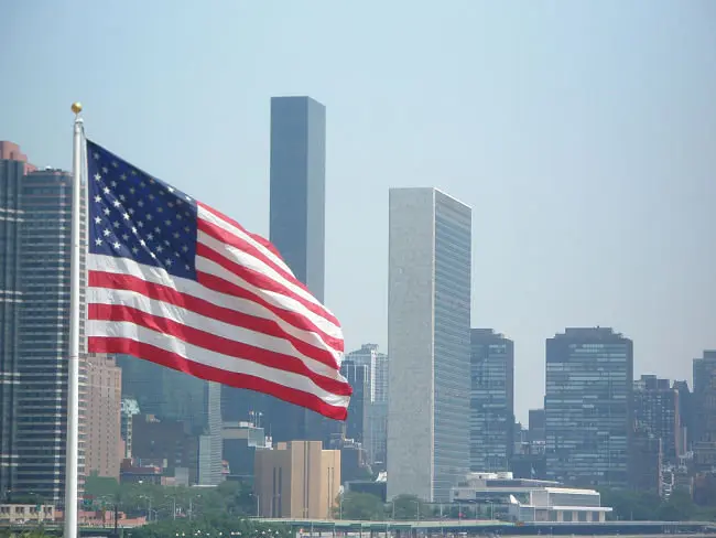 Bandera de Estados Unidos.