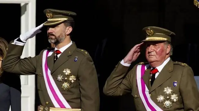 Felipe VI y Juan Carlos I
