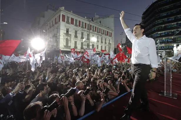 Alexis Tsipras, l&iacute;der de Syriza.