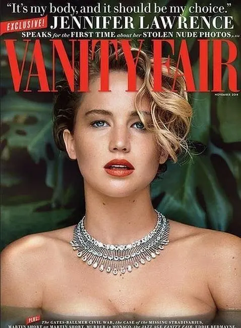 Jennifer Lawrence, en portada de Vanity Fair.