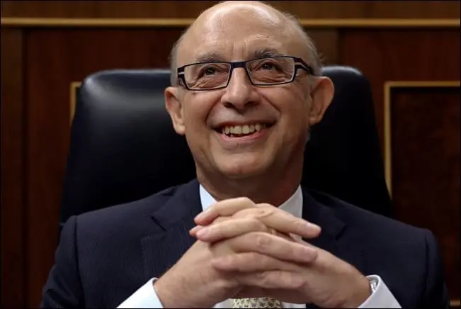 Crist&oacute;bal Montoro, ministro de Hacienda.