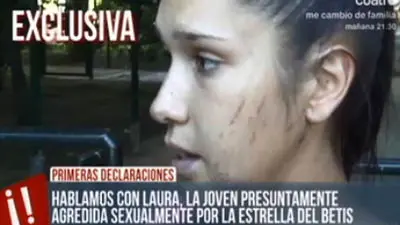 Imagen de la joven supuestamente agredida. / Cuatro