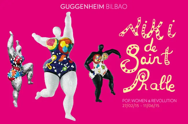 Exposici&oacute;n de Niki de Saint Phalle en el Guggenheim Bilbao. 