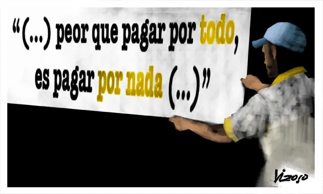 PAGAR POR NADA