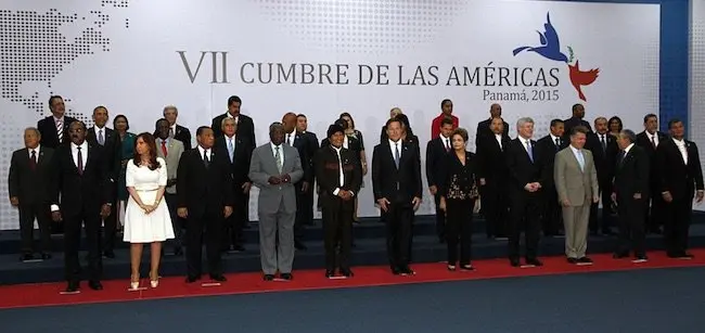Clausura de la VII Cumbre de las Am&eacute;ricas 2015. / cumbredelasamericas.pa