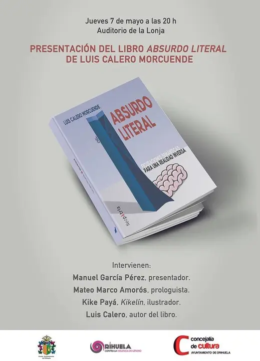 Cartel anunciador del nuevo libro de Luis Calero.