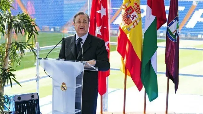 Florentino P&eacute;rez, presidente del Real Madrid.