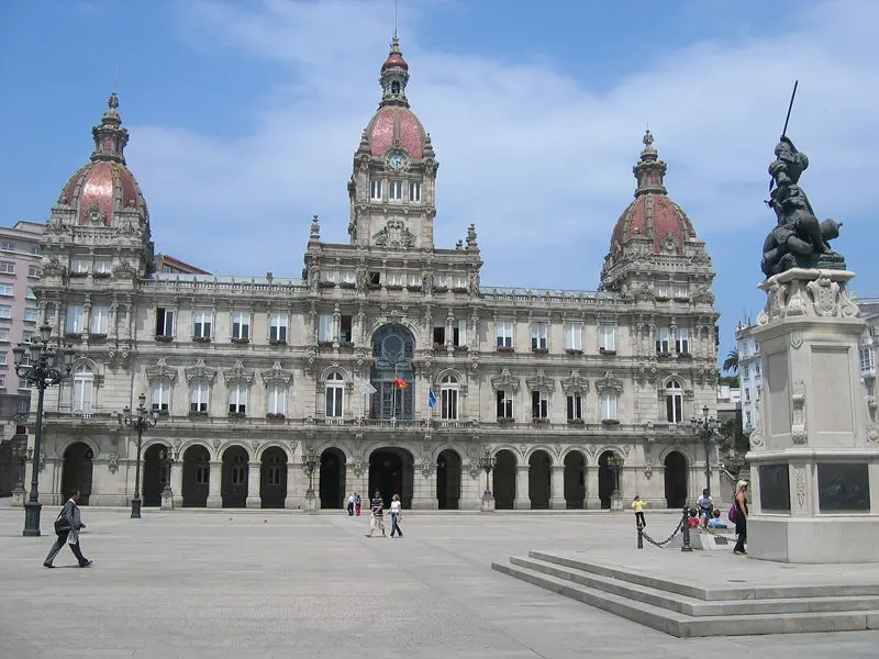 Palacio Municipal de Mar&iacute;a Pita, en A Coru&ntilde;a.